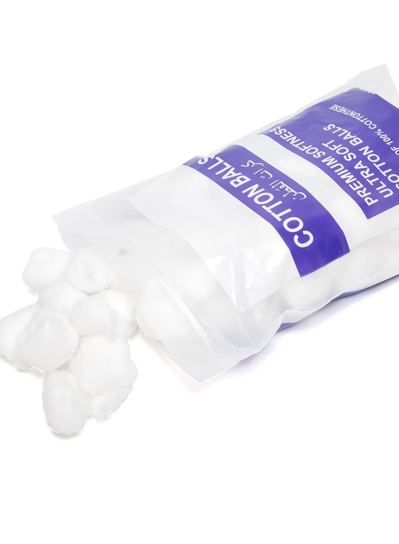 كرات قطنية فائقة النعومة مصنوعة من القطن بنسبة 100%