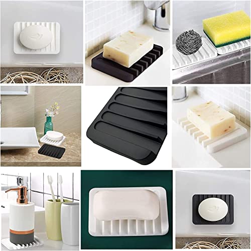 Baskety Silicone Soap Holder, Pack of 3 (Black) - Image 5
