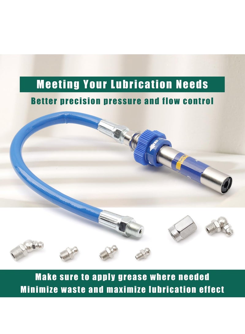 Zikra High Pressure Grease Coupler, Grease Coupler Fittings Hose Extensions, 8th Generation Lock Clamp Type Grease Gun Tip Adapter Nozzles ,Fits All Grease Fast Lock and Release - Image 5