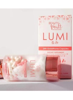 Beauty Vault Beauty Vault Lumi Skin Wellness Capsules - 60 Count | Japanese-Formulated Glutathione + Collagen | Antioxidant Support for Healthy-Looking Skin  - Image 2