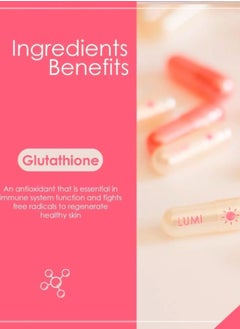 Beauty Vault Beauty Vault Lumi Skin Wellness Capsules - 60 Count | Japanese-Formulated Glutathione + Collagen | Antioxidant Support for Healthy-Looking Skin  - Image 5