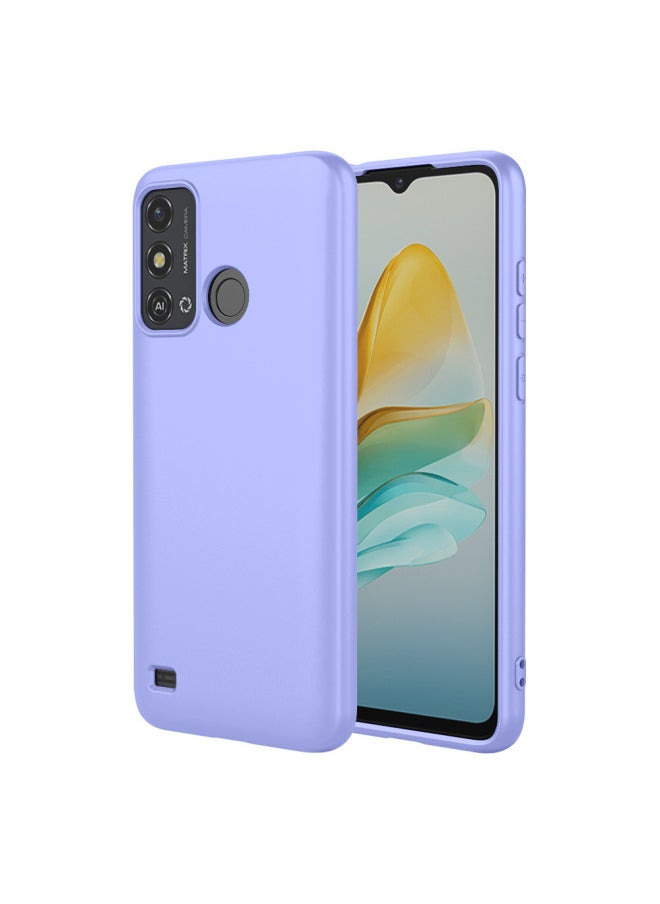لـ ZTE ZTE A53 تقليد السيليكون السائل الأصلي Axon 60 Lite 50lite/A55/V40Axon 60-اللون: أزرق (غلاف أصلي مقلد)-نموذج قابل للتطبيق: Zte A55/a35