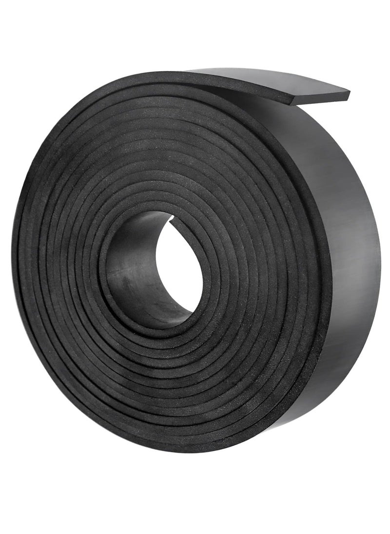 Generic - Rubber Sheet Neoprene Rubber Strips, Solid Rubber Rolls for DIY Gaskets, Crafts, Pads, Flooring Protection, Supports, Leveling, Anti-Vibration, Anti-Slip, Easy to Cut - Image 1