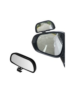 SYOSI Side Rearview Mirror, Blind Spot Mirrors, Adjustable Mounted Blind Spot Mirror, HD Glass Wide Angle Side Rearview Mirror Universal, Adjustable Car Auxiliary Wide Angle Side Rearview Mirror for Cars  - Image 1