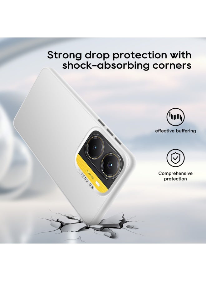 LiuShan Xiaomi Poco X7 Pro 5G Case, Slim TPU Bumper Phone Cover,360°Full Body Shockproof Protective Phone Case for Poco X7 Pro 5G - Image 5