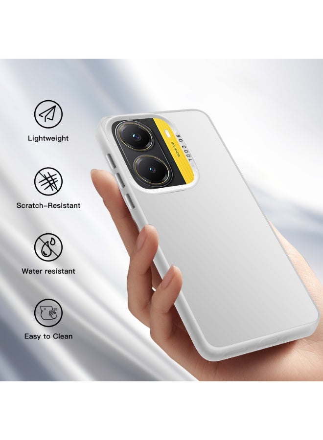 LiuShan Xiaomi Poco X7 Pro 5G Case, Slim TPU Bumper Phone Cover,360°Full Body Shockproof Protective Phone Case for Poco X7 Pro 5G - Image 4