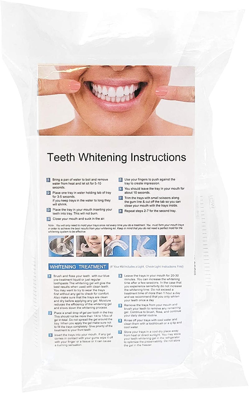 White Teeth Global جل تبييض الأسنان 44% كارباميد بيروكسيد الأقوى عالميًا 10 حقن (3 مل) (لا تشمل صواني الفم) - Image 1