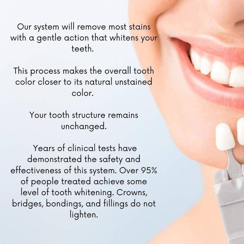 White Teeth Global جل تبييض الأسنان 44% كارباميد بيروكسيد الأقوى عالميًا 10 حقن (3 مل) (لا تشمل صواني الفم) - Image 3