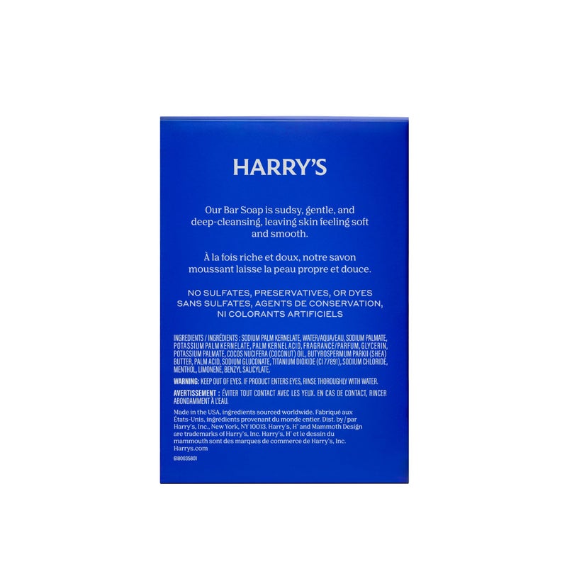 Harry's Bar Soap for Men - Stone Scent, 4 oz Body Soap Bars, 2 Pack - Image 2