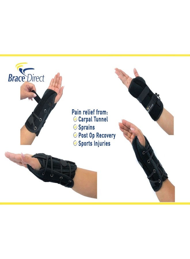 براس دايركت دعامة معصم قابلة للتعديل من Brace Direct لدعم متلازمة النفق الرسغي، والتهاب الأوتار، والتهاب المفاصل، والالتواءات، والإجهاد العضلي. توفر الدعم بعد العمليات الجراحية، والضغط، والتعافي من الإصابات، وتسكين الألم ليلاً ونهاراً. - Image 3