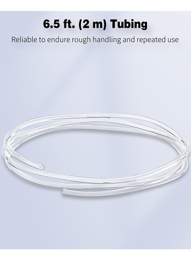 Aquarium Airline Tubing 6.5 Feet Standard 3/16" Hose for Aquarium Garden Terrarium Pond Fish Tank Air Pump, Flexible Kink-Resistant Pure PVC - Image 3