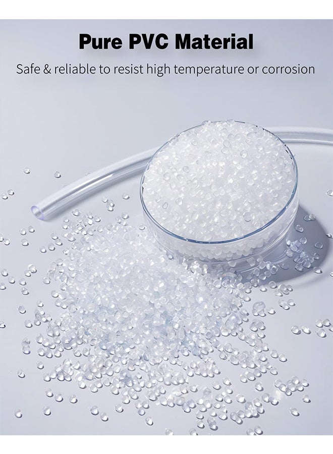 Aquarium Airline Tubing 6.5 Feet Standard 3/16" Hose for Aquarium Garden Terrarium Pond Fish Tank Air Pump, Flexible Kink-Resistant Pure PVC - Image 2