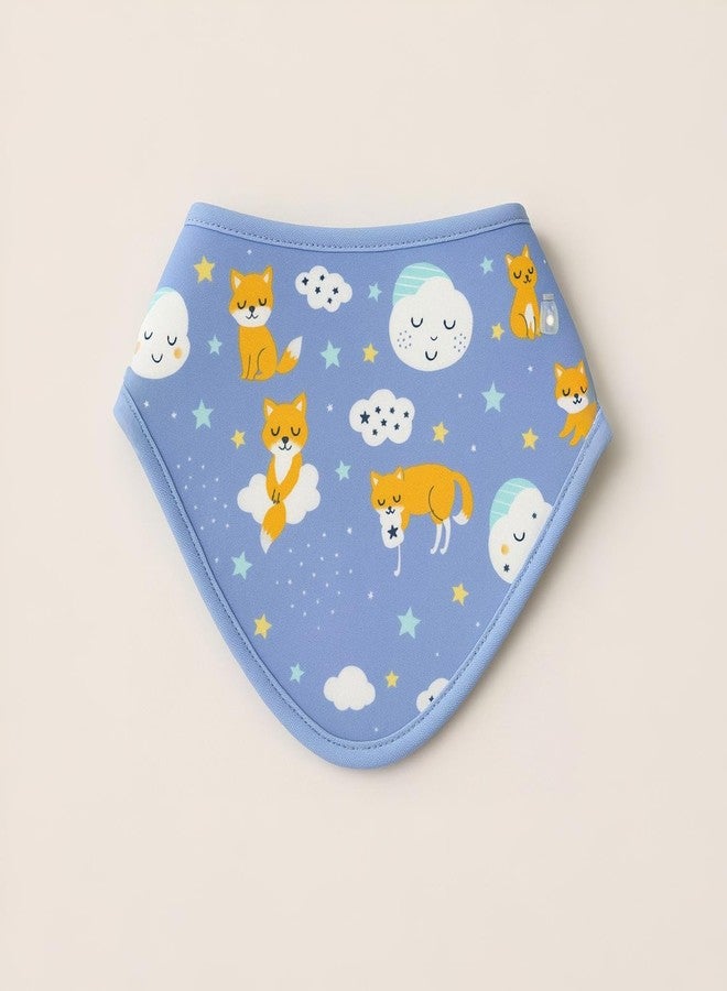 Adhigams Organic Cotton Baby Bibs Set of 2 | 100% Soft, Lightweight & Breathable Quick-Dry Feeding Cloths for Newborns (0-12 Months) | Eco-Friendly, Washable & Reusable Baby Aprons for Boys & Girls - Image 4
