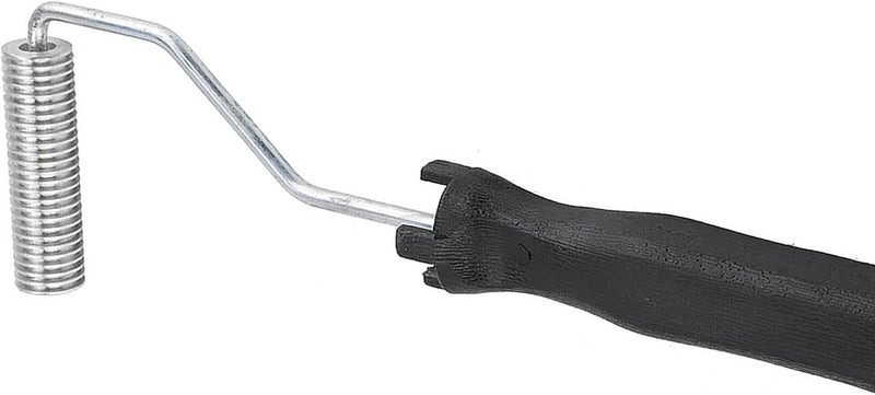 Fiberglass Roller Tools, Aluminum Alloy Fiberglass Bubble Laminating Roller, with ABS Handle for GRP FRP Work (Diameter roll 21 * 75mm) - Image 1