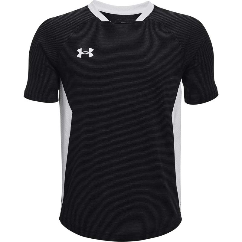 Under Armour Boys' Match 2.0 Jersey, Black (001)/White, Youth Medium - Image 3