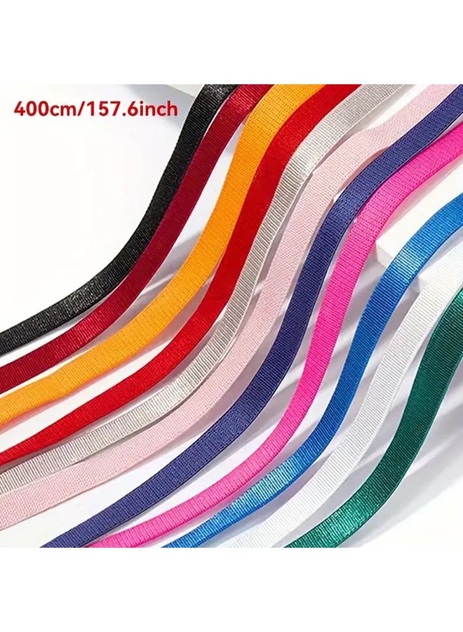 Black Elastic Underwear Straps 157.48inch Soft Fabric DIY Sewing Accessories - Image 1