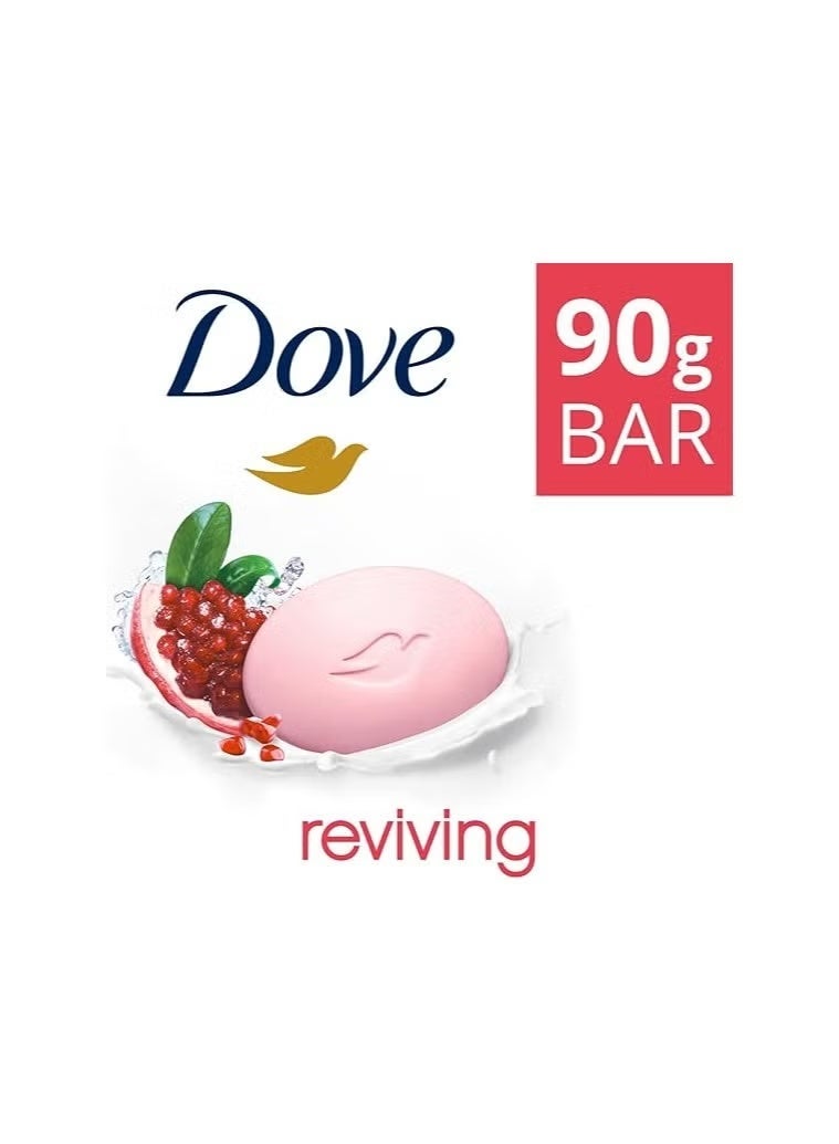 دوف صابون المنعش مع كريم الترطيب بالرمان و لويزه الليمون 90 جرام - Image 3