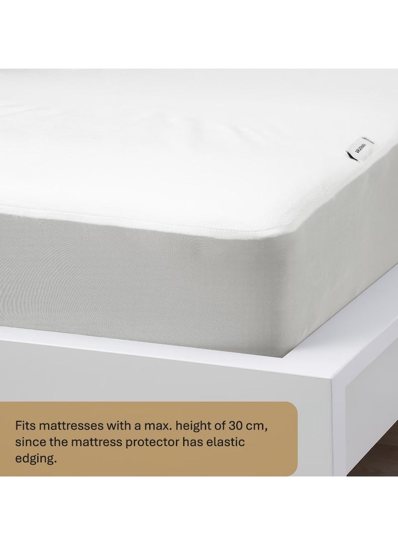 Generic Mattress Protector Single Size, Waterproof Polyester-Fabric 90x200 cm  - Image 4