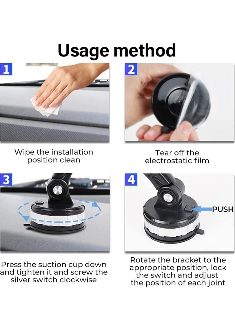Windshield Super Adsorption Phone Holder Mount for Car Center Console 360 Rotated Degree Super Stable Suction - Image 4