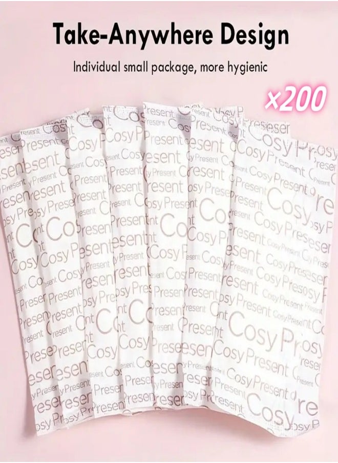 nubite - 200-PieceDisposable Breast Pads Anti Overflow Milk ,Disposable Soft and Super Absorbent Nursing Breast Pads,Shell Type Anti-Overflow Disposable Breast Pad,Suitable for Postpartum Breastfeeding,Pad for Day and Night Use - Image 1