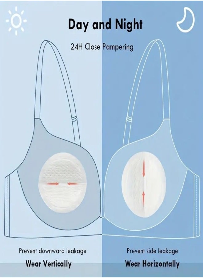 nubite - 200-PieceDisposable Breast Pads Anti Overflow Milk ,Disposable Soft and Super Absorbent Nursing Breast Pads,Shell Type Anti-Overflow Disposable Breast Pad,Suitable for Postpartum Breastfeeding,Pad for Day and Night Use - Image 1