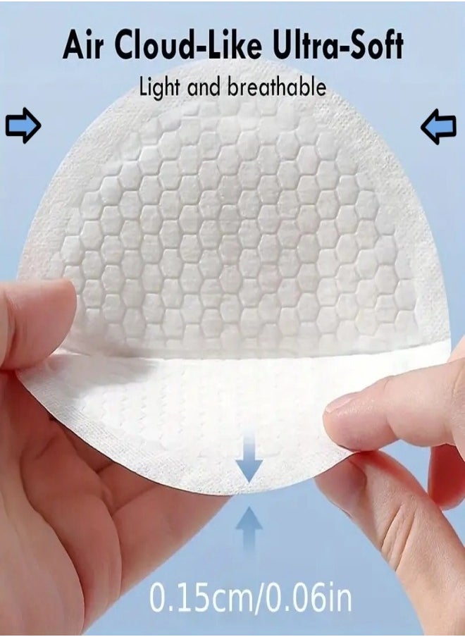 nubite - 200-PieceDisposable Breast Pads Anti Overflow Milk ,Disposable Soft and Super Absorbent Nursing Breast Pads,Shell Type Anti-Overflow Disposable Breast Pad,Suitable for Postpartum Breastfeeding,Pad for Day and Night Use - Image 1