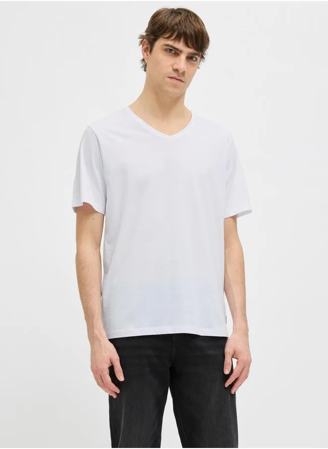 JJ Rebel by Jack & Jones JREBBASIC TEE SS VNECK