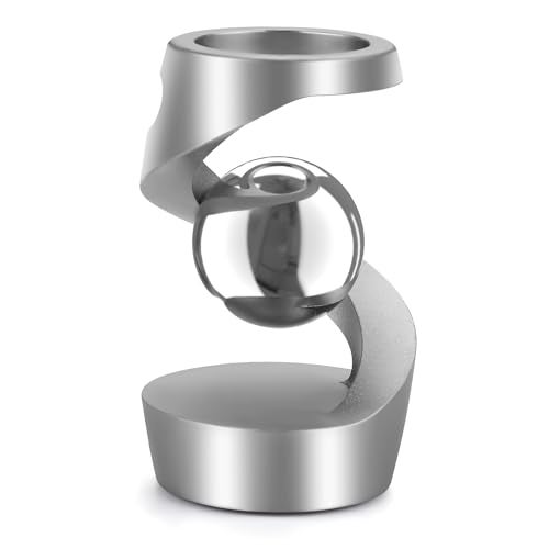 DOLASEV Kinetic Desk Toys Desk Toys for Office for Adults Metal Fidget Toys for Kids Desk Fidgets for Adults Silver - Image 1