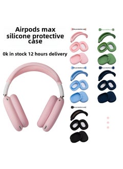 Generic For Apple Airpods Max Silicone Head Beam Protective Cover Beam Dust-proof Bluetooth Headset Ear Movers-Specifications:Pink Storage Bag  - Image 2