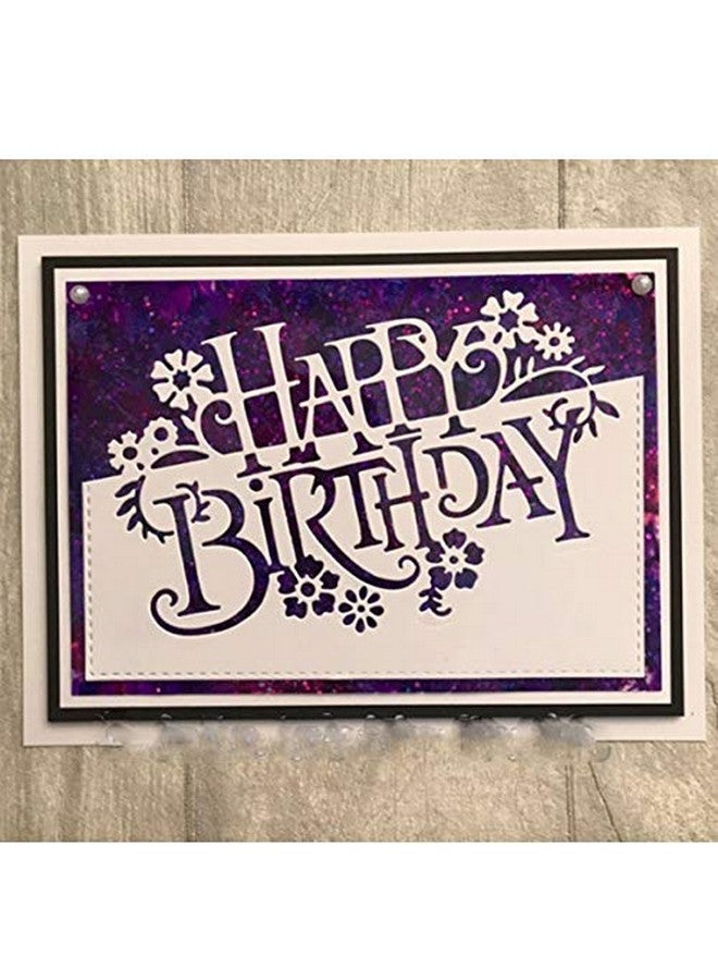 MosBug Cutout Mold Happy Birthday Metal Template Cutter For Scrapbooking Card Album Paper Card Crafts Diy Decoration - Image 3