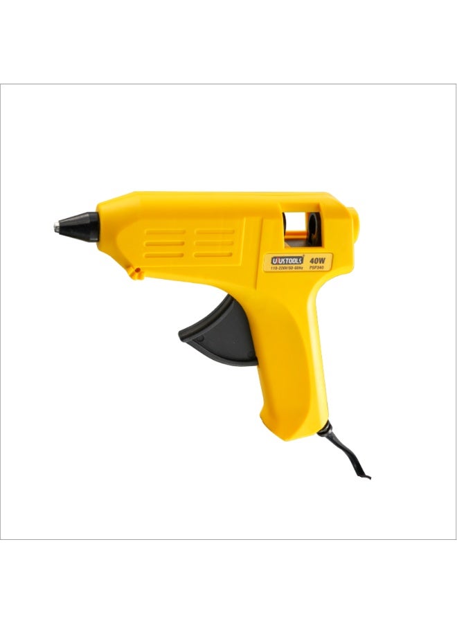 Hitex 40W Hot Melt Glue Gun with 2 Glue Sticks | Fast Heating (3–5 Min), 11–12mm Stick Compatible | DIY Craft, Household Repairs, School, Hobby & Décor Projects – 110–220V - Image 1