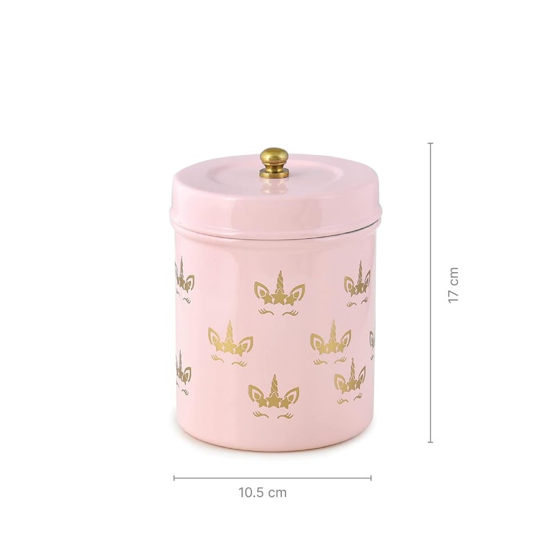 Elan Stainless Steel Food Storage Jars, Canisters for Kitchen, Multipurpose Containers (Set of 3, Multicolor) (Unicorn) - Image 5