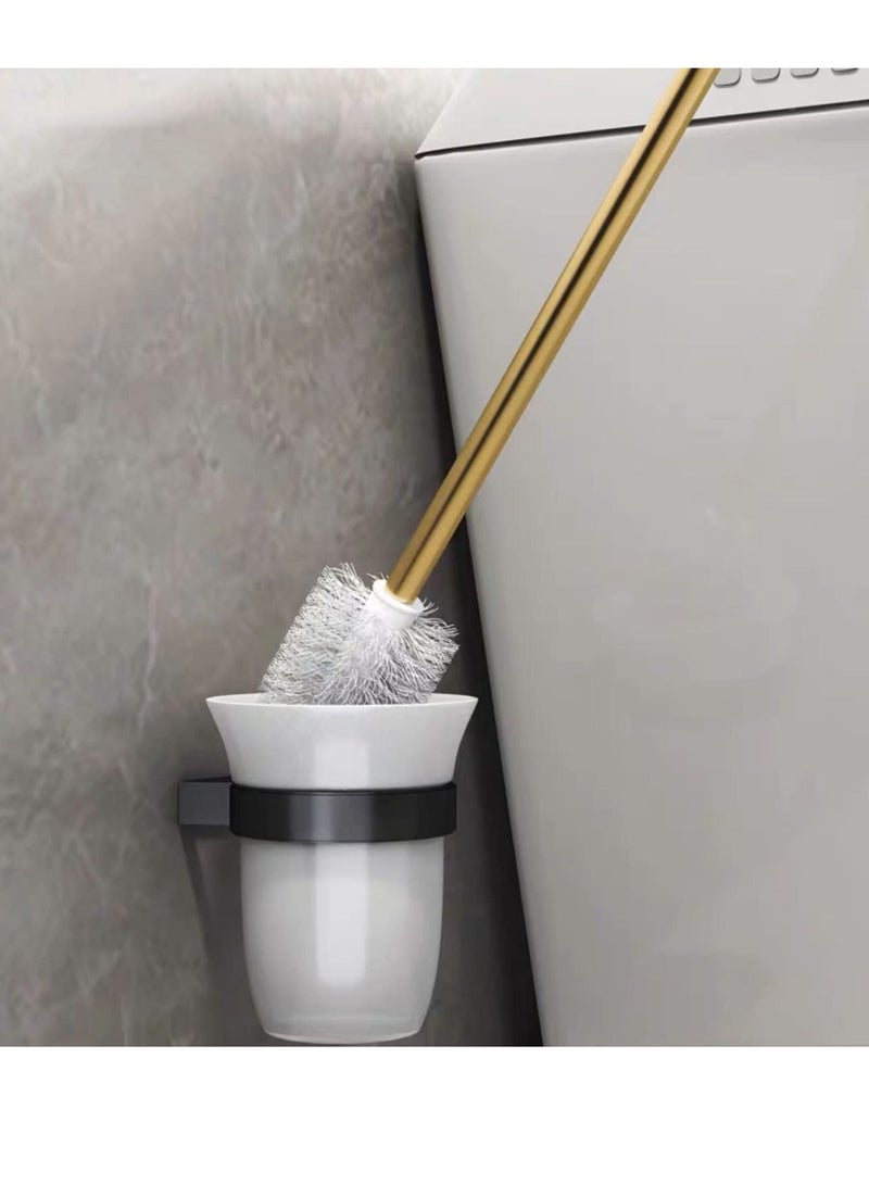 ليموس 3 قطع ملحقات الحمام مجموعة أدوات الحمام ، حامل المناشف ، رف المنشفة ، خطاف الملابس ، صندوق المناديل المقاومة للماء ، سلة معلقة مزدوجة الجدار ، فرشاة المرحاض - Image 3
