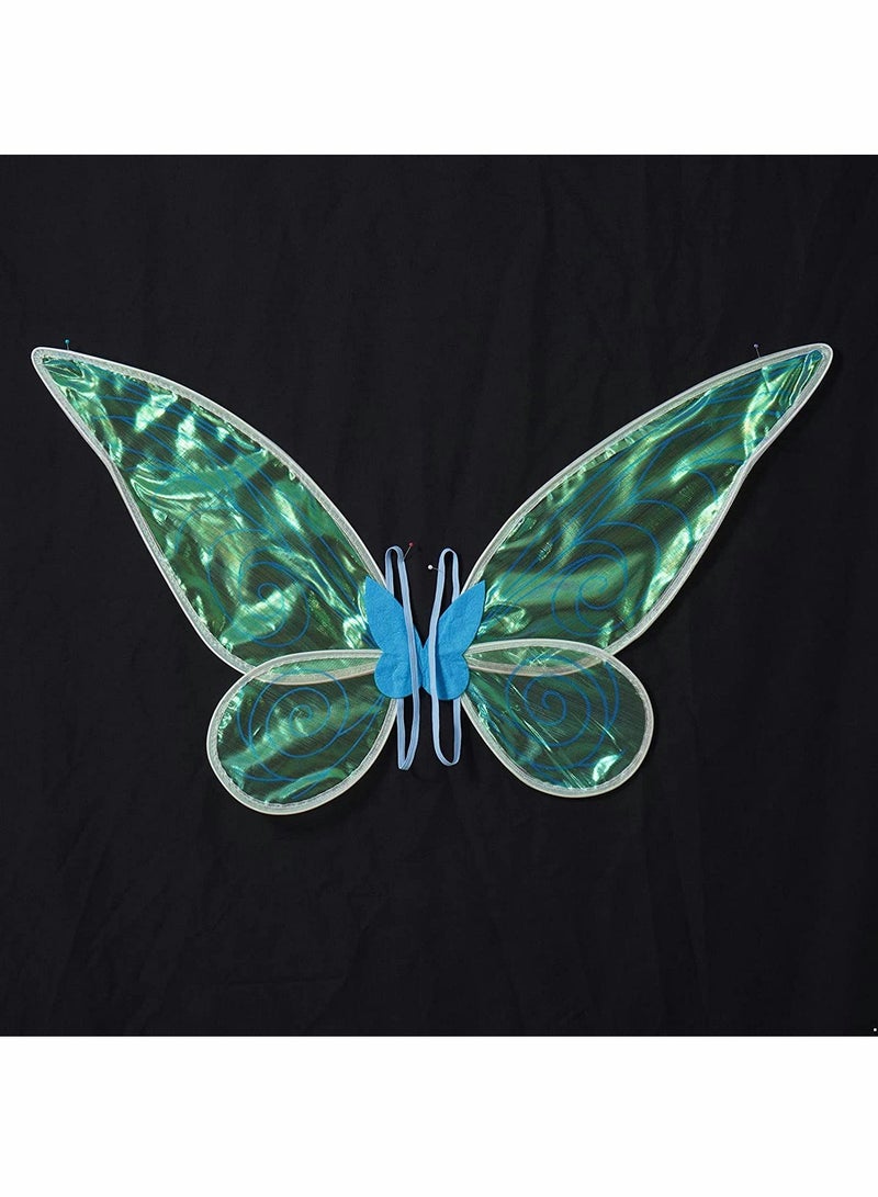 Excefore Kids Girls Sparkling Sheer Wings, Fairy Wings Dress Up Wings - Image 2