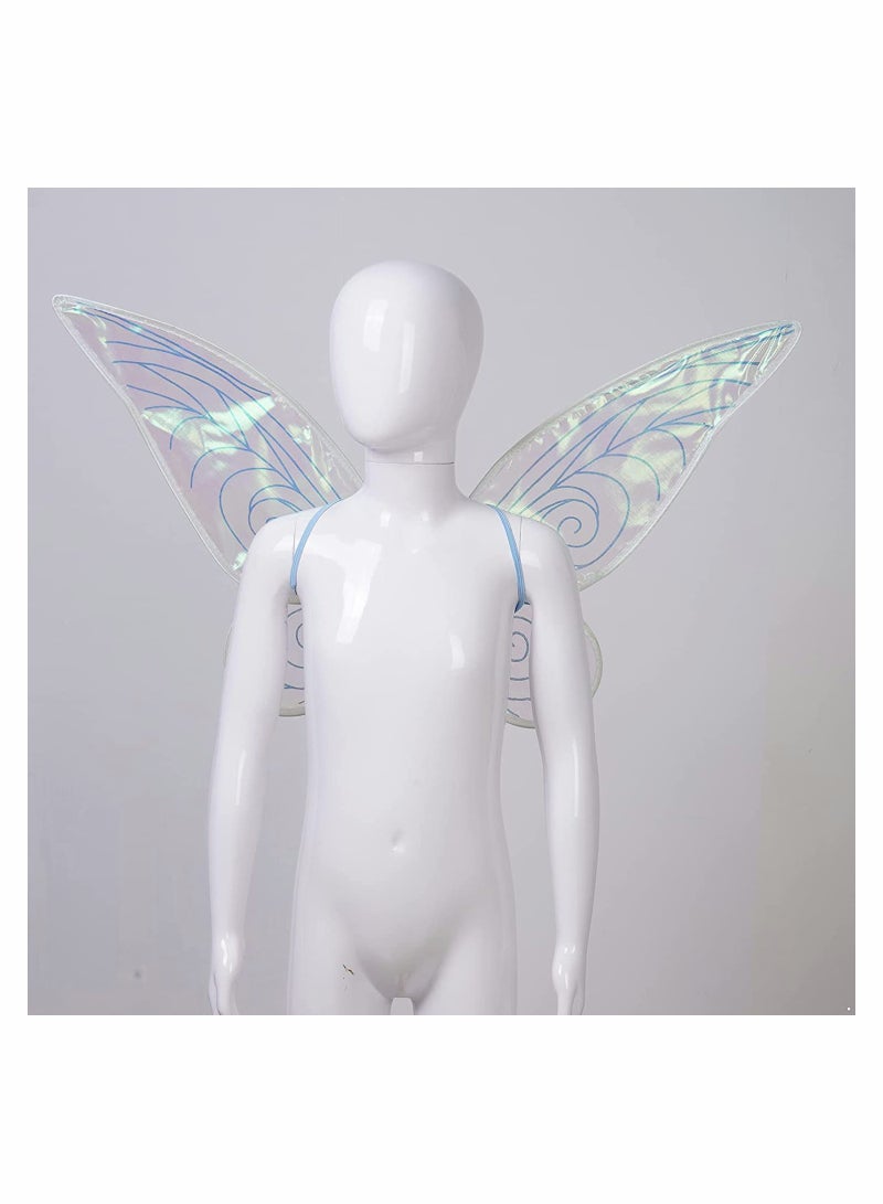 Excefore Kids Girls Sparkling Sheer Wings, Fairy Wings Dress Up Wings - Image 3