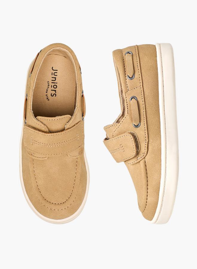 JUNIORS Boys Hook & Loop Boat Shoes - Image 3