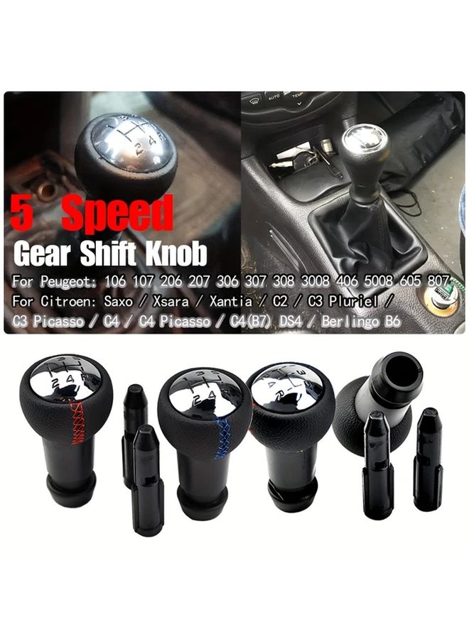 Red Line Speed Shift Knob for Peugeot 106 to 608 Citroen C1 C3 C4 Driving Aid - Image 3