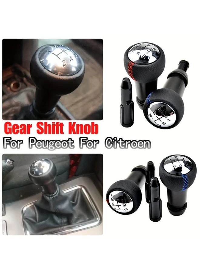 Red Line Speed Shift Knob for Peugeot 106 to 608 Citroen C1 C3 C4 Driving Aid - Image 1