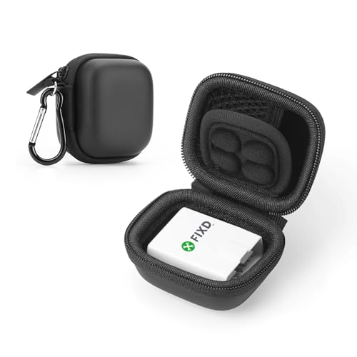 SQERO Case for FIXD Car Diagnostic Tool, Bluetooth OBD2 Scanner Diagnostic Tool Mini Compact Portable Storage Bag, Shockproof Waterproof (Only Case) (Black) - Image 1