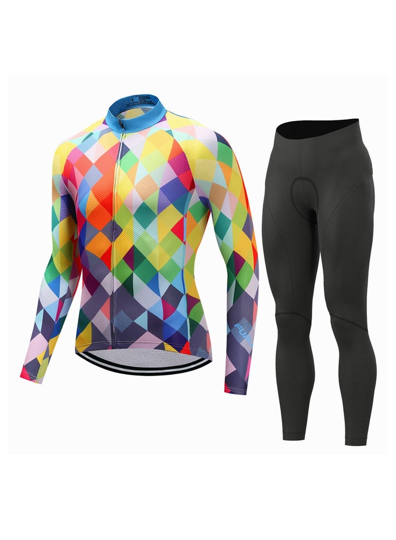 KUYING Outdoor Mountain Bike Road Bike Riding Suit Set 
