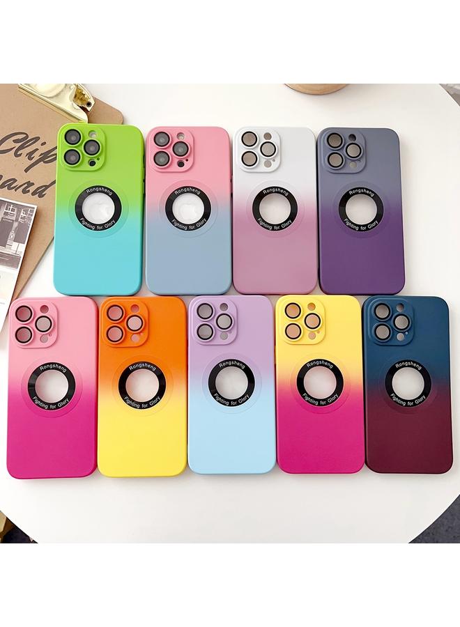 اس-توب جراب لهاتف iPhone 14 Plus، جراب هاتف MagSafe TPU متدرج اللون ثنائي اللون - Image 2