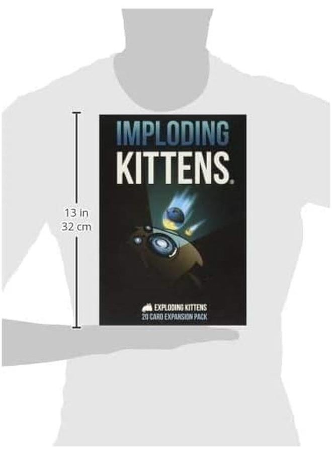 Generic - Imploding Kittens Expansion Pack By Exploding Kittens 2-5 Players Ages 7+ 15 Minutes To Play Exploding Kittens Original Game Required Party Game Family Game Night Kid And Adult Card Game - Image 1