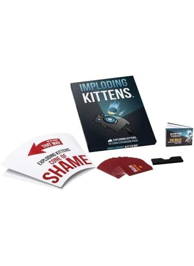 Generic - Imploding Kittens Expansion Pack By Exploding Kittens 2-5 Players Ages 7+ 15 Minutes To Play Exploding Kittens Original Game Required Party Game Family Game Night Kid And Adult Card Game - Image 1