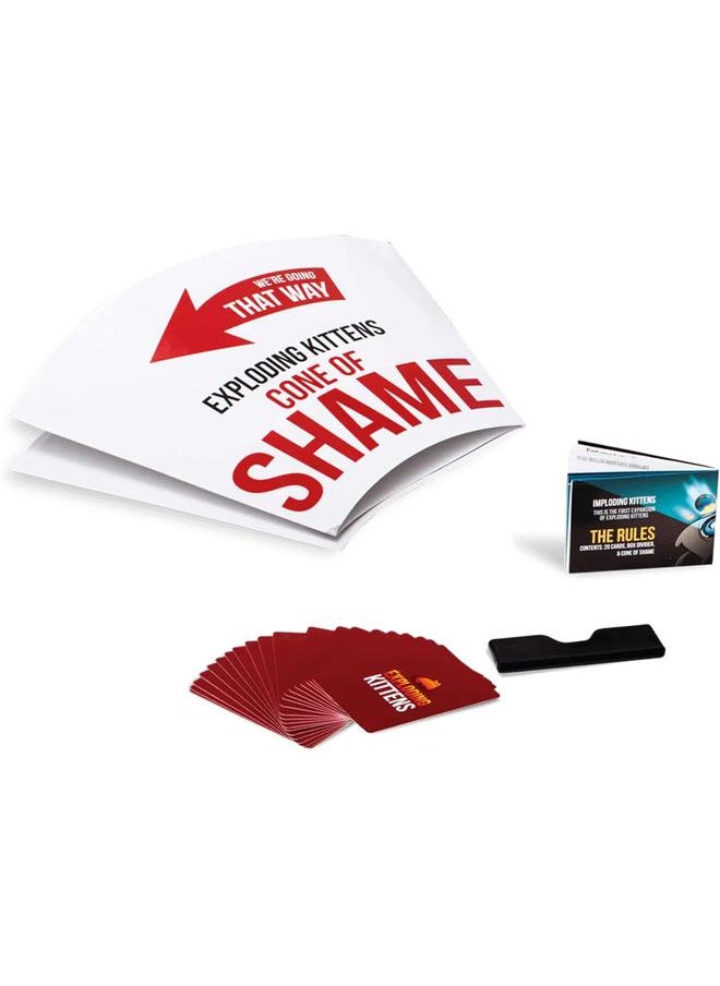 Generic - Imploding Kittens Expansion Pack By Exploding Kittens 2-5 Players Ages 7+ 15 Minutes To Play Exploding Kittens Original Game Required Party Game Family Game Night Kid And Adult Card Game - Image 1