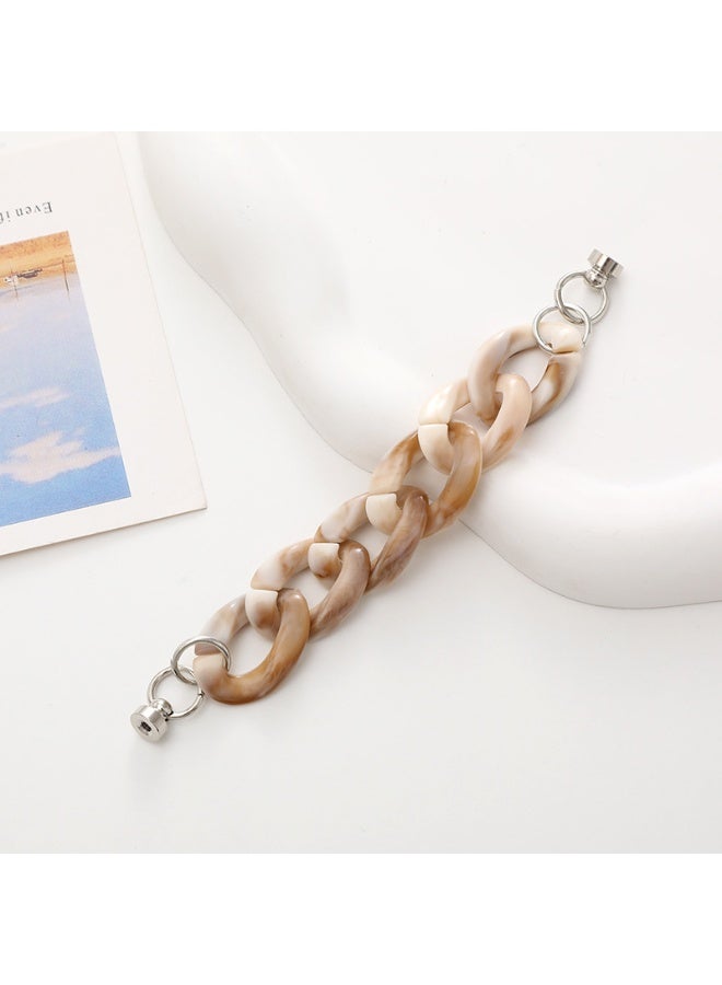 NIBEMINENT Phone Charm/ Chain Strap for Women Girls, Marble Cell Phone Case Lanyard Wrist Strap - Image 1
