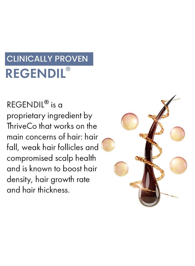 ثريفيكو سيروم ثرايف كو لنمو الشعر 2.0، تركيبة متطورة حاصلة على براءة اختراع ومثبتة سريريًا لعلاج فروة الرأس للتحكم في تساقط الشعر وإعادة نموه، منشور في مجلة طبية بريطانية، تركيبة خفيفة وغير لزجة، مناسب للجنسين، 50 مل. - Image 4