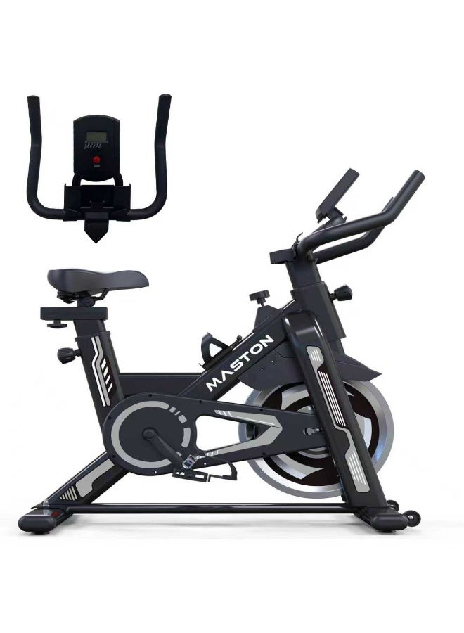 MASTON MST-K20  Exercise Bike, Indoor Cycling Bike for Home, 120kg Capacity with Silent Belt Drive Stationary Bike, Exercise Bikes for Home, Cycle Spin Bike with Pad Holder - Image 1