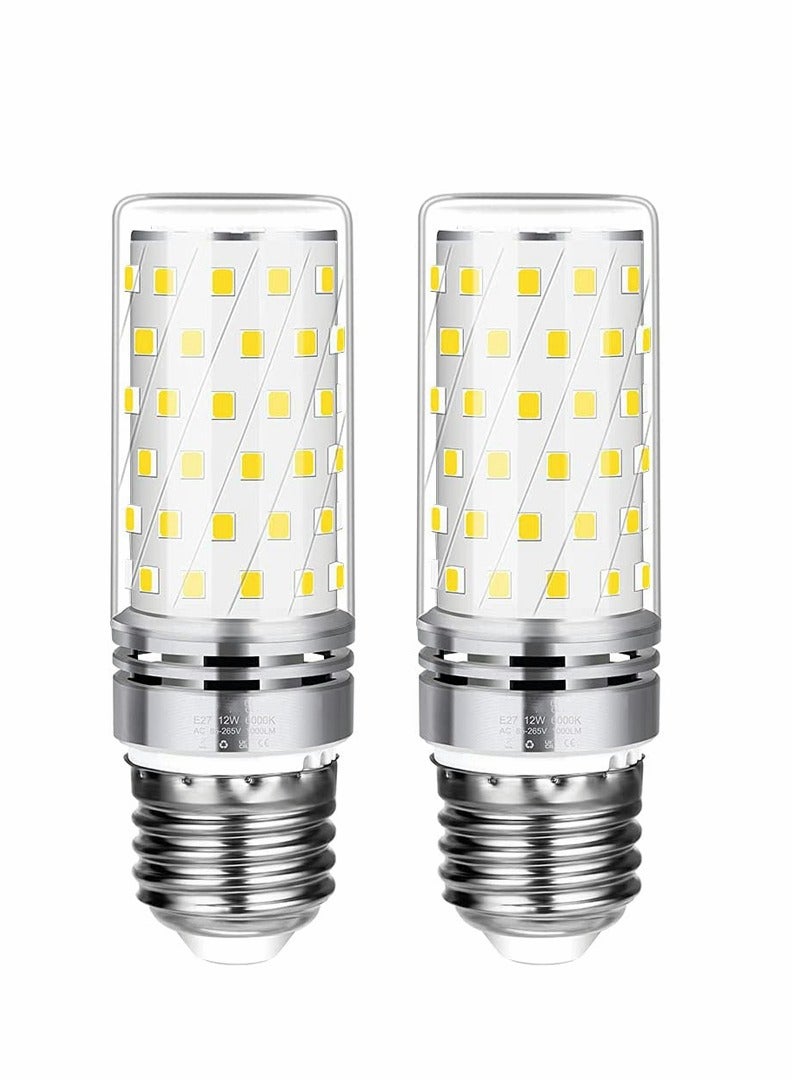 E27 Led Bulb 100w Equivalent 16w Screw 6000k 1000LM Large Edison Light Bulbs Daylight 360° Beam Angle Energy Saving for Home Lamp Non-dimmable (2pcs Cool White)  - Image 1