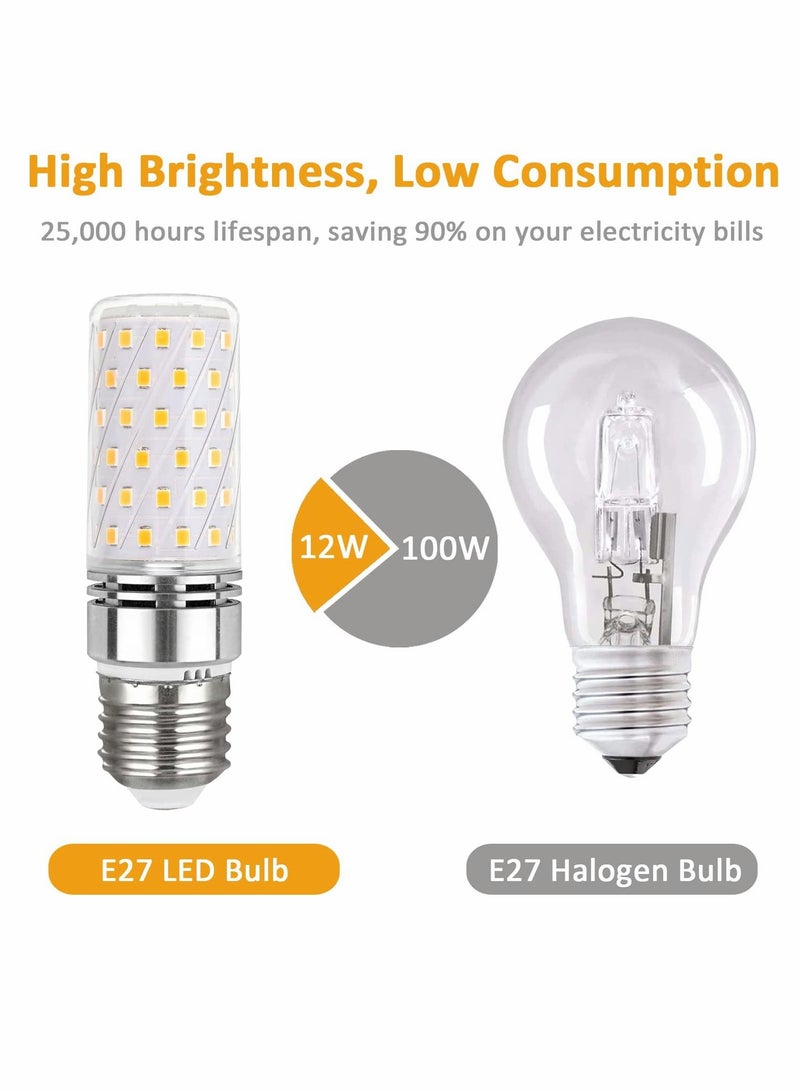 E27 Led Bulb 100w Equivalent 16w Screw 6000k 1000LM Large Edison Light Bulbs Daylight 360° Beam Angle Energy Saving for Home Lamp Non-dimmable (2pcs Cool White)  - Image 4
