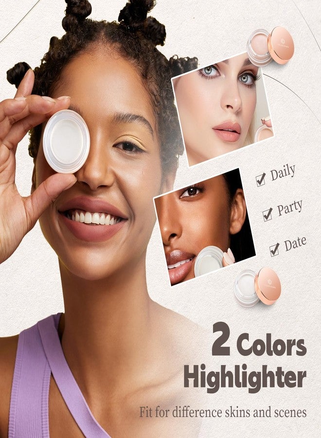 كولور_نيمف مجموعة مكياج الوجه من كولور نيمف - إصدار خاص، مجموعة مكياج هدية مثالية للفتيات، تتضمن ملمع شفاه، أحمر خدود سائل، أحمر خدود صلب، أقلام إضاءة، قلم تحديد، وفرشاة مزدوجة الأطراف. - Image 5